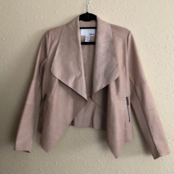 Bar lll Faux Leather Flyaway Jacket - Picture 1 of 8